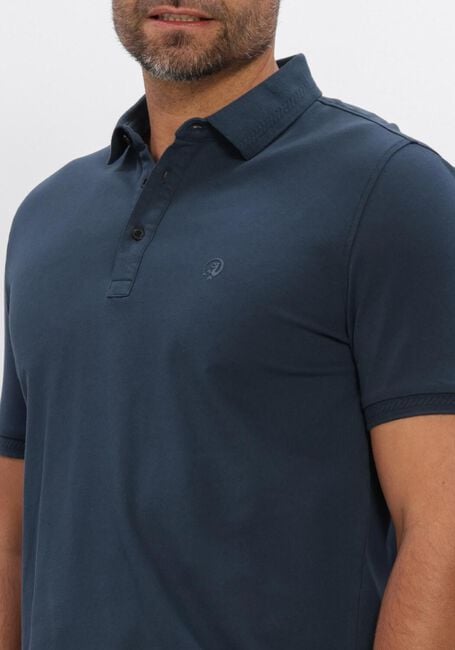 Dunkelblau CAST IRON Polo-Shirt SLIM FIT FINE PIQUE ESSENTIAL - large