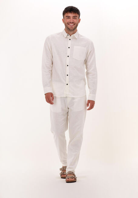 Nicht-gerade weiss ANERKJENDT Chino AKJULIUS LINEN PANTS - large