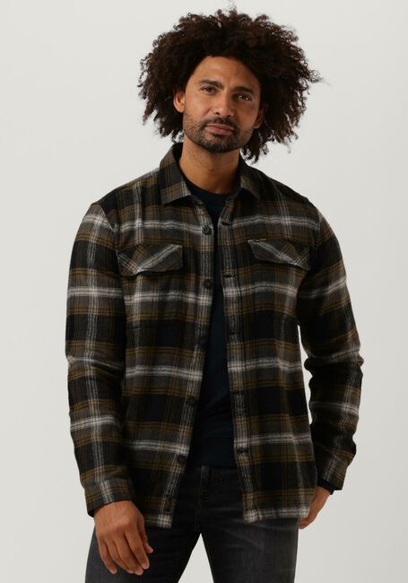 Schwarze PME LEGEND Overshirt LONG SLEEVE SHIRT CTN HEAVY FLANEL CHECK - large