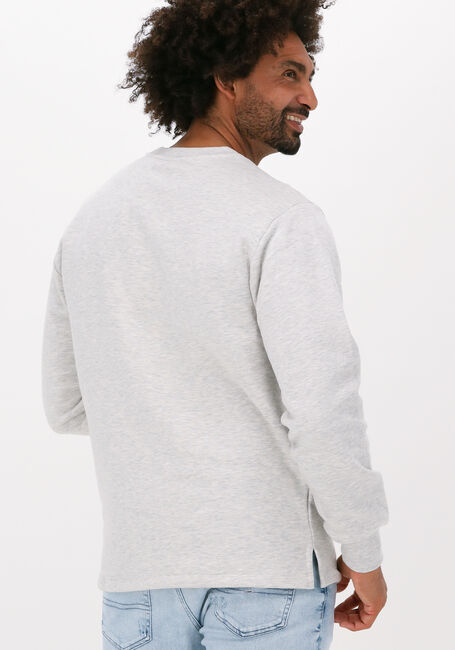 Graue COLOURFUL REBEL Sweatshirt UNI MELANGE SLIT SWEAT - large