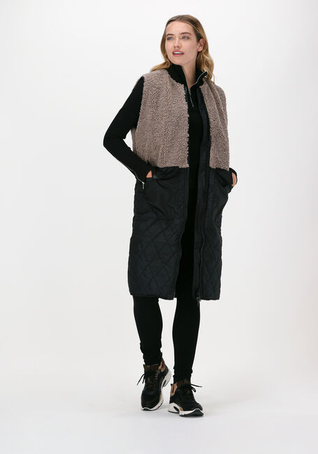 Schwarze LUNE ACTIVE Rollkragenpullover MOON TOP - large