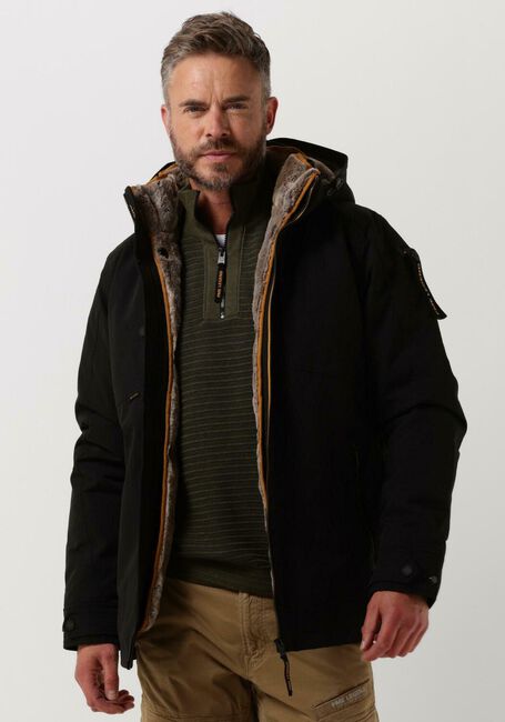 Schwarze PME LEGEND Parkas SEMI LONG JACKET SNOWPACK ICON 2.0 - large