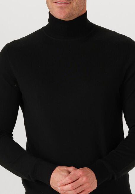 Schwarze PROFUOMO Rollkragenpullover PULLOVER ROLL NECK MERINO - large