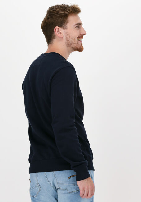 Blaue CALVIN KLEIN Sweatshirt ICONIC MONOGRAM CREWNECK - large