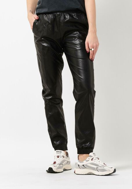 Schwarze ALIX THE LABEL Hose LADIES WOVEN SHINY TRAINING PANTS - large
