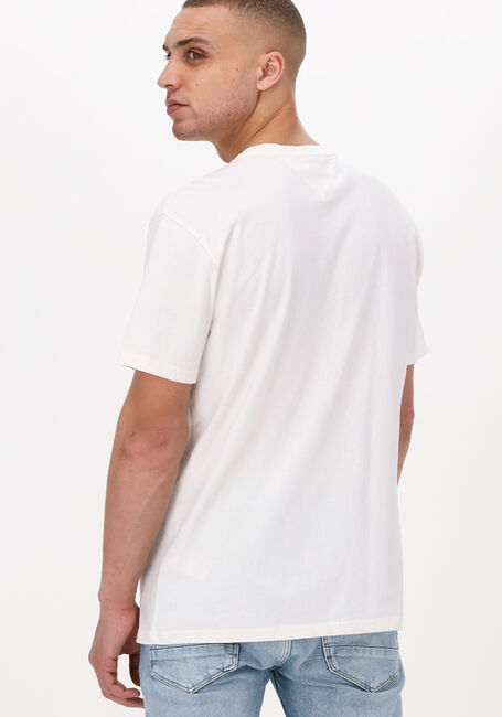Weiße TOMMY JEANS T-shirt TJM TONAL TOMMY COLLEGIATE TEE - large