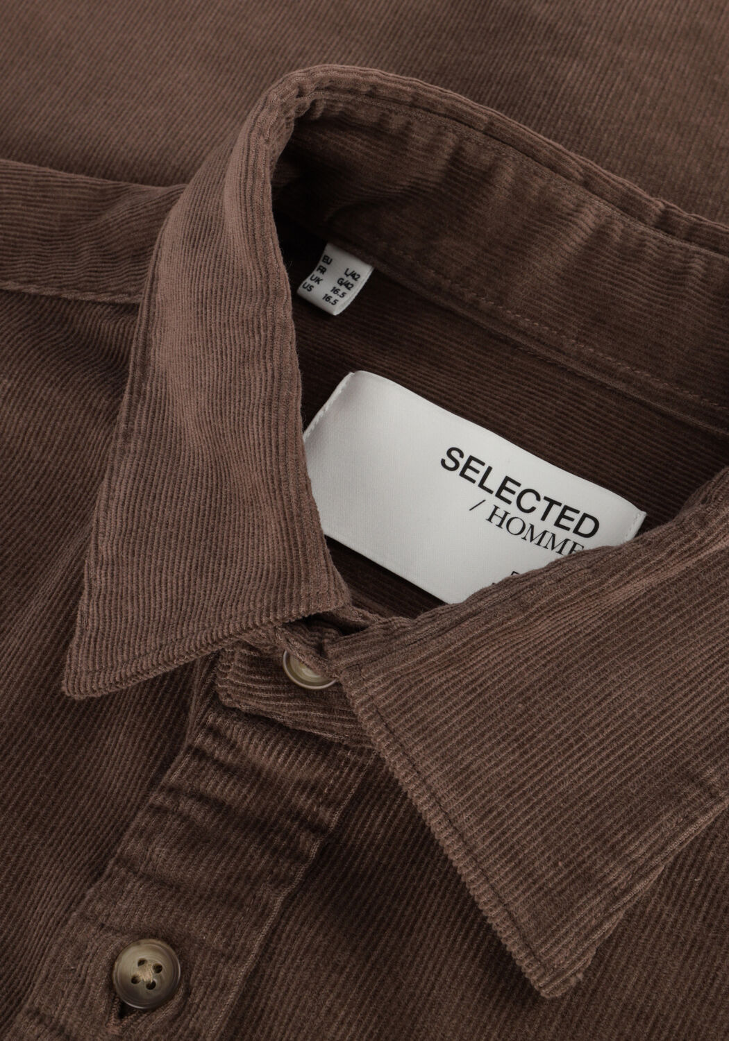 Gr&uuml;ne SELECTED MEN Overshirt SLHREGOWEN-CORD SHIRT LS W - large