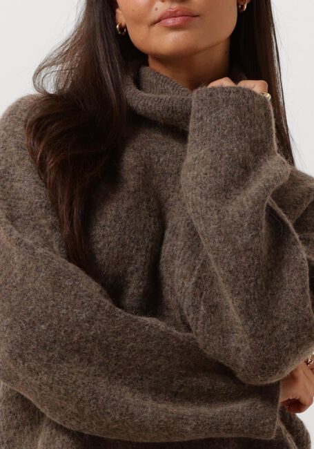 Taupe GESTUZ Rollkragenpullover ALPHAGZ ROLLNECK - large
