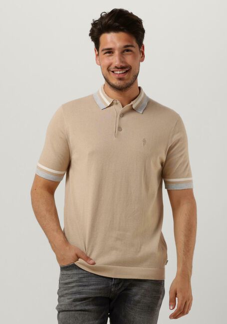 Beige CYCLEUR DE LUXE Polo-Shirt SHIFTER - large