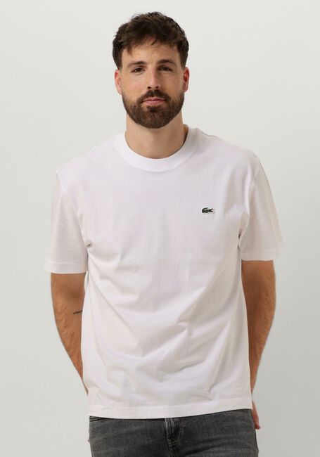 Weiße LACOSTE T-shirt 1HT1 MEN'S TEE-SHIRT - large