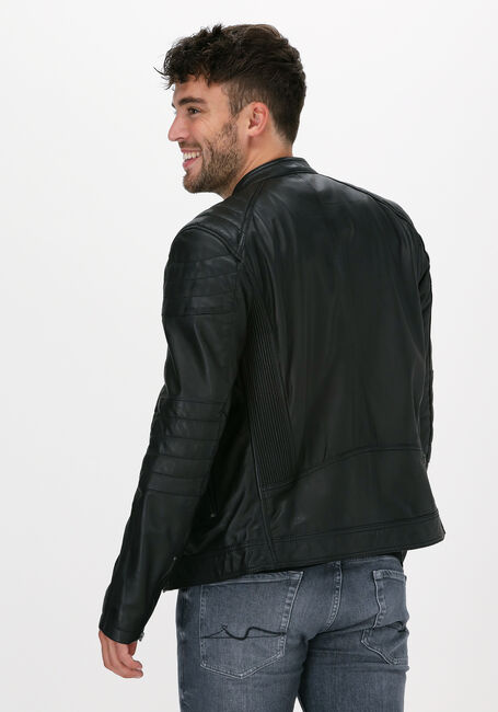 Schwarze GOOSECRAFT Lederjack JACKET965 - large