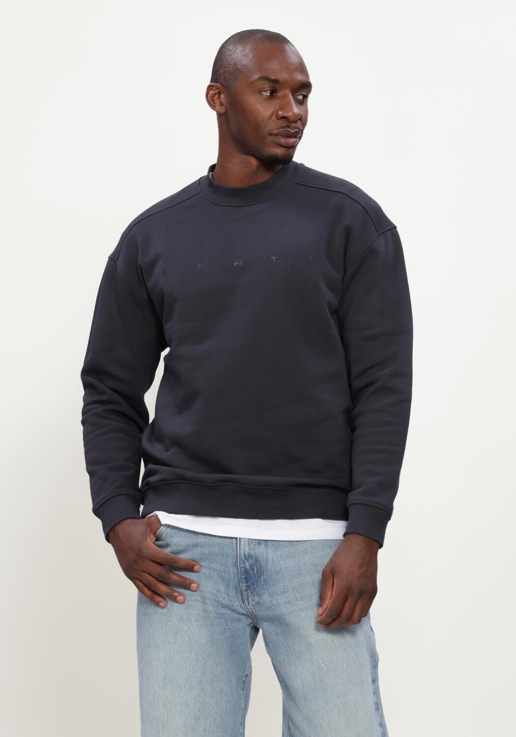 Dunkelblau GENTI Pullover & Cardigans SWEAT CREW - large