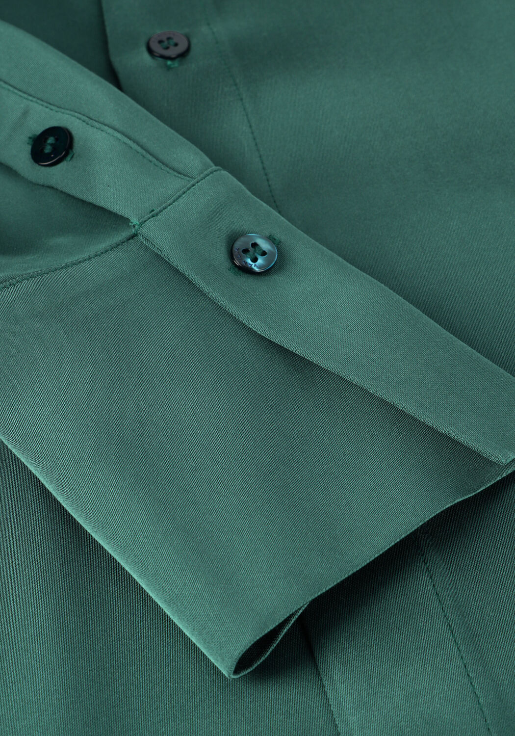 Gr&uuml;ne VANILIA Blusen SATIN WRAP BLOUSE - large