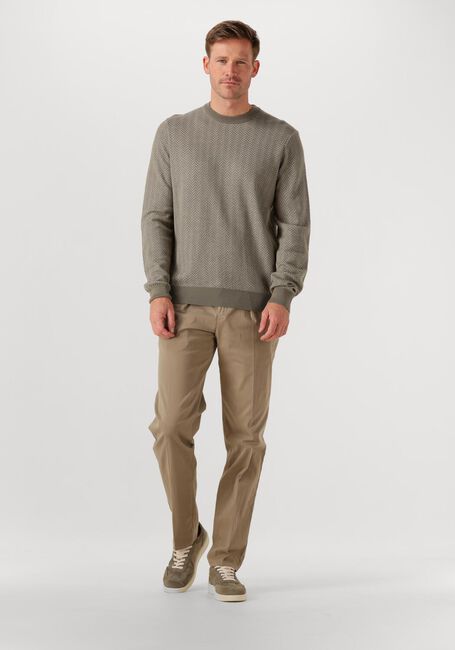 Olive BOSS BLACK Pullover HABITO - large
