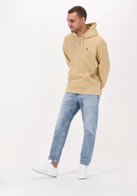Gelbe CHAMPION Sweatshirt HOODED SWEATSHIRT 217233 - large