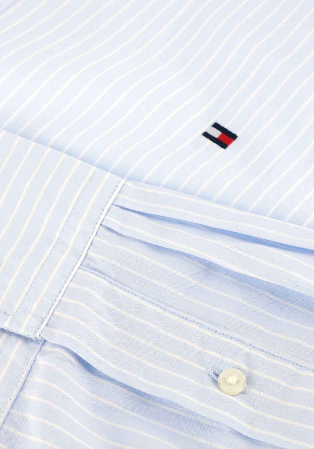 Hellblau TOMMY HILFIGER Casual-Oberhemd CORE HAIRLINE POPLIN RF SHIRT - large