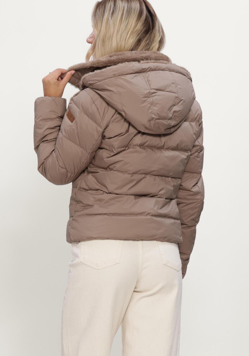 Taupe MOSCOW Wattierte Jack 21-08-SPENCER - large