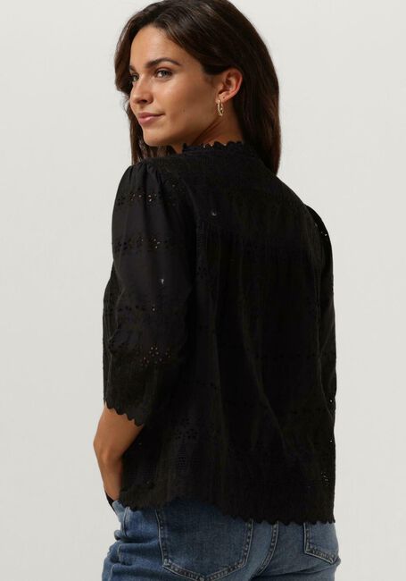 Schwarze SCOTCH & SODA Top BRODERIE ANGLAISE TOP - large