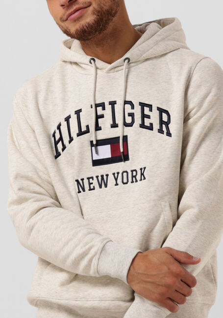 Hellgrau TOMMY HILFIGER Pullover MODERN VARSITY HOODY - large