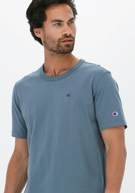 Blaue CHAMPION T-shirt CREWNECK T-SHIRT 216545 - large