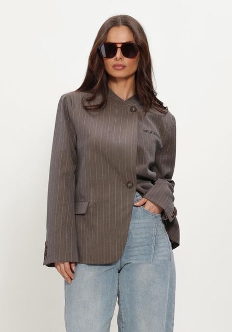 Braune NEO NOIR Blazer NERINE PINSTRIPE BLAZER - large
