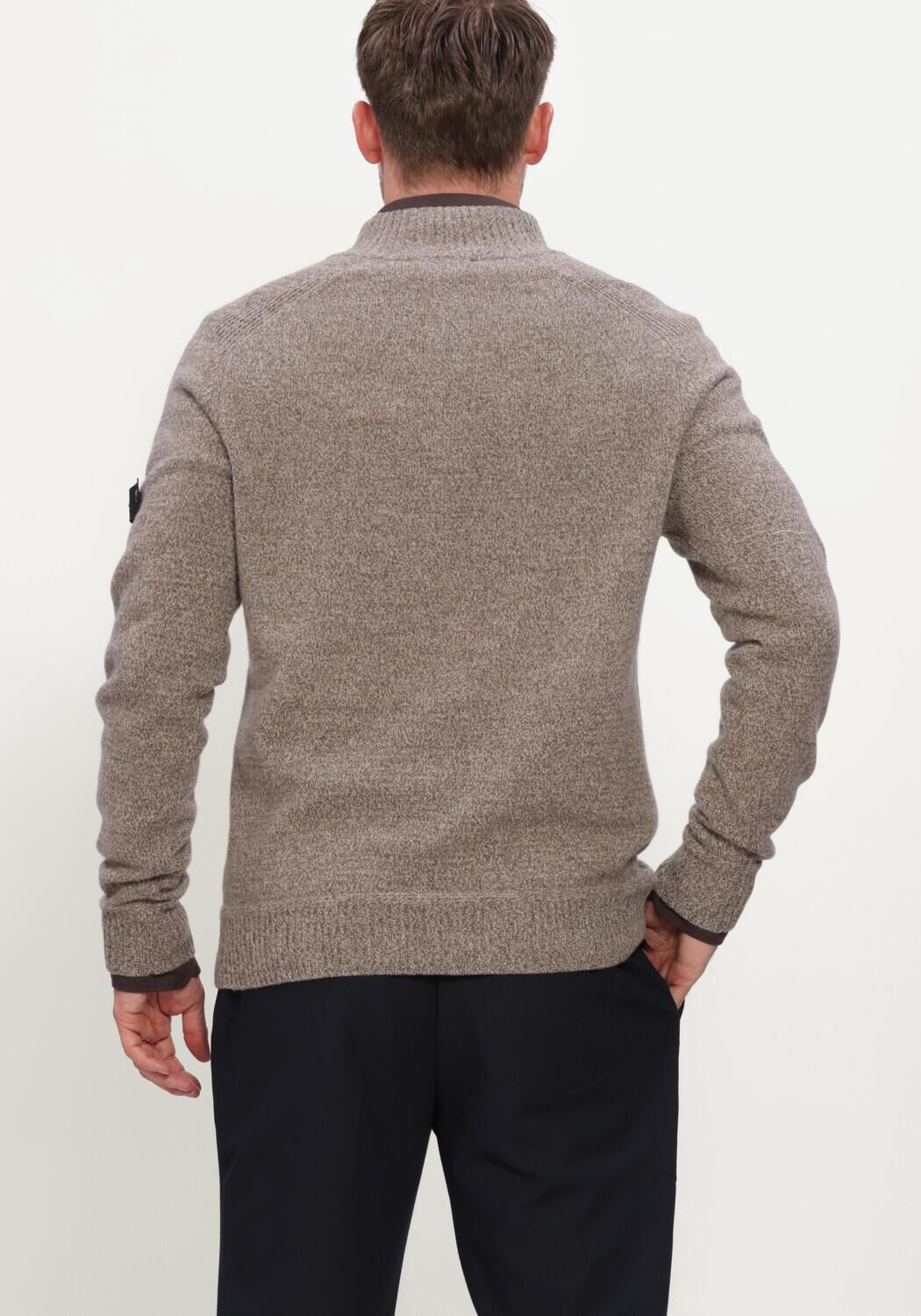 Graue PEUTEREY Pullover BRAILLE GRS 04 - large
