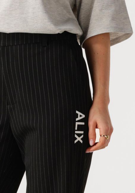 Schwarze ALIX THE LABEL Hose LADIES WOVEN RELAXED MIXED SUIT PANTS - large