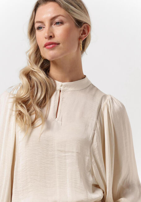 Weiße SUMMUM Blusen TOP DRAPEY SATIN - large