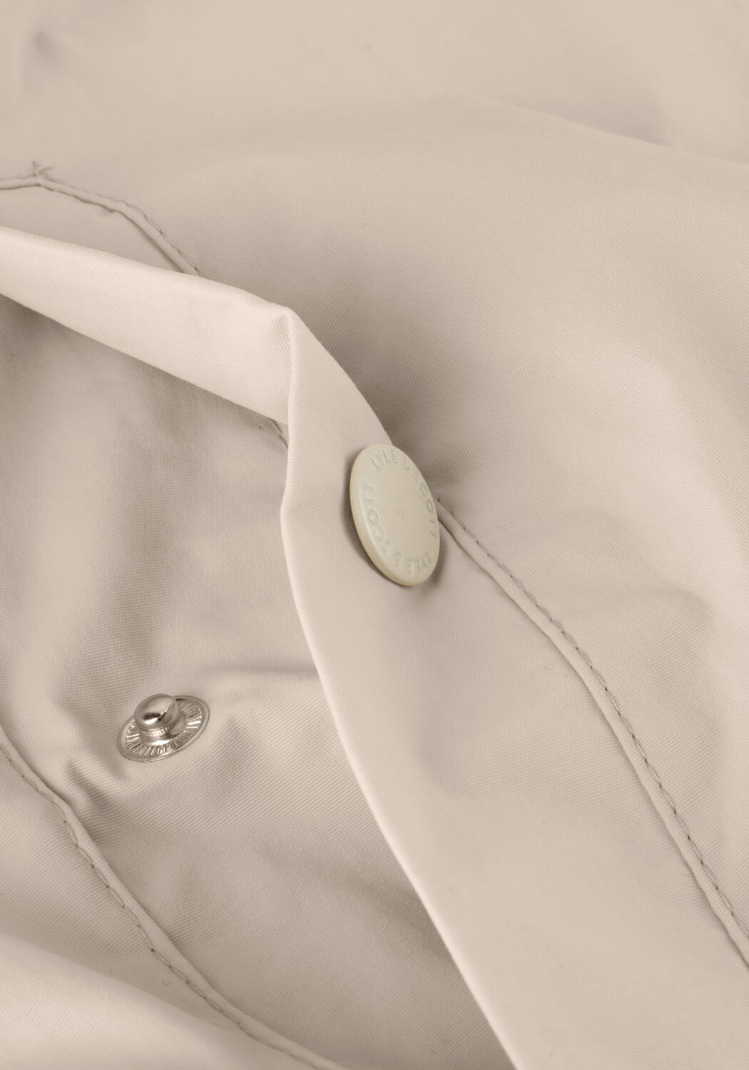 Beige LYLE & SCOTT Jack ZIP THROUGH HOODED JACKET - large