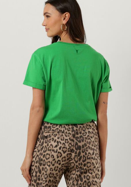 Gr&uuml;ne ALIX THE LABEL T-shirt LADIES KNITTED EMBROIDERED A T-SHIRT - large