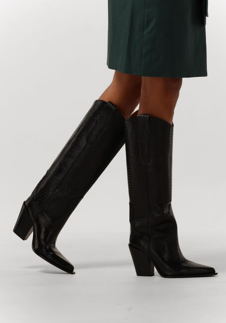Schwarze TORAL Hohe Stiefel ANA - large
