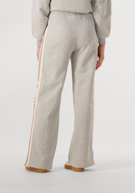 Graue ALIX THE LABEL Jogginghose LADIES KNITTED SIDE TAPE WIDE LEG SWEAT PANTS - large