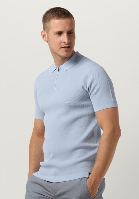 Hellblau GENTI Polo-Shirt K9119-1260 - large