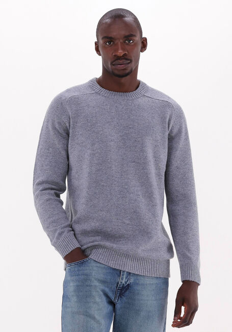 Graue SELECTED HOMME Pullover NEWCOBAN LAMBS WOOL CREW NECK W - large