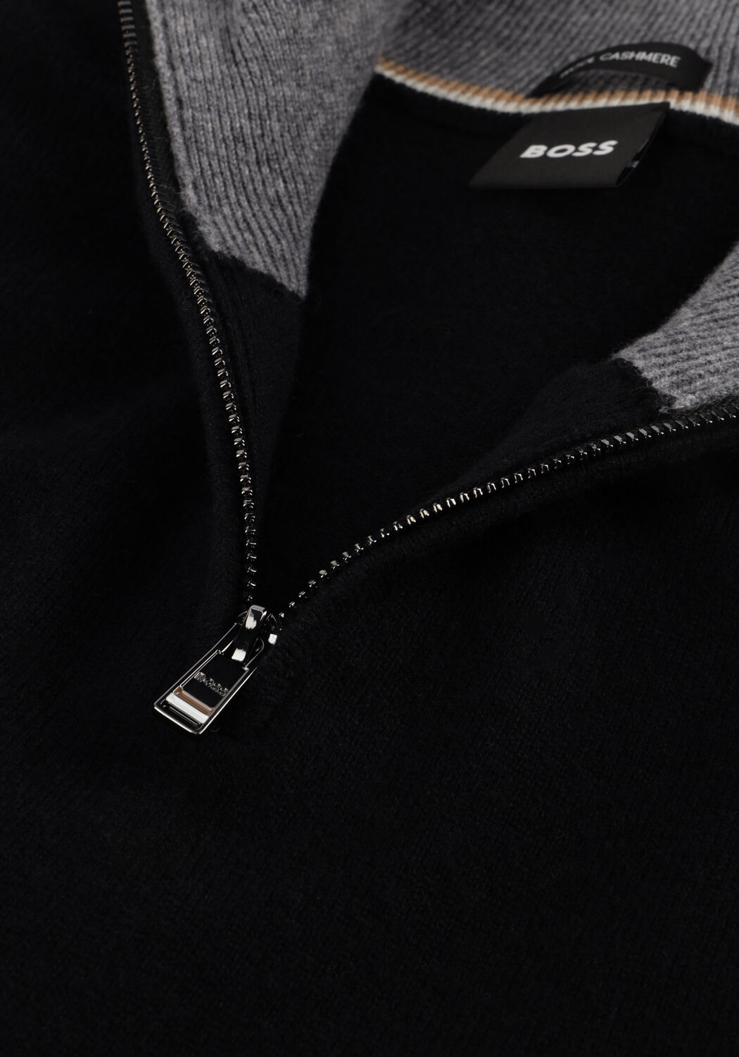 Schwarze BOSS BLACK Pullover HEMARLO - large