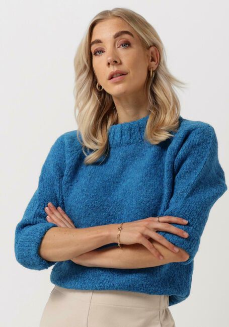Blaue PENN & INK Pullover PULLOVER 3/4 - large