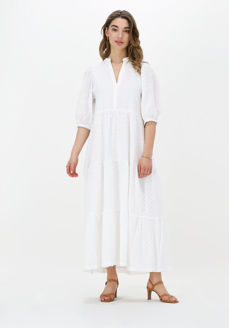 nicht-gerade weiss co'couture maxikleid abbie angiaise floor dress