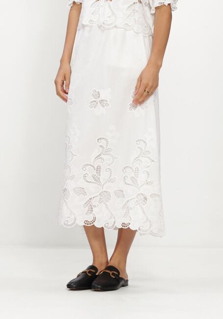 Wei&szlig;e NEO NOIR R&ouml;cke YARA LONG EMB SKIRT - large
