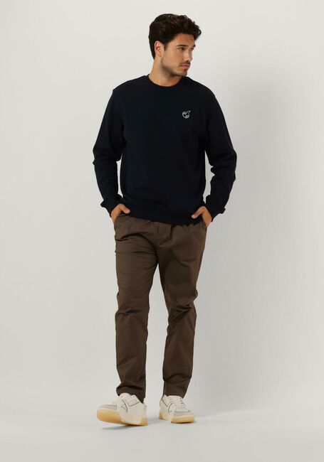 Dunkelblau SCOTCH & SODA Sweatshirt THE FREE SPIRIT PEACE BIRD ORAGNIC COTTON SWEATSHIRT - large