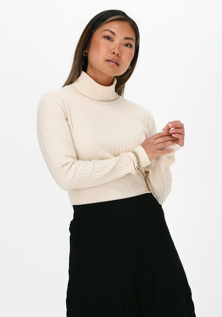 Ecru BY-BAR Pullover BASIC ROLLNECK RIB - large