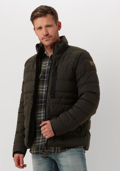 Grüne PME LEGEND Wattierte Jack SHORT JACKET FREIGHTYET PERFOR STRETCH - large