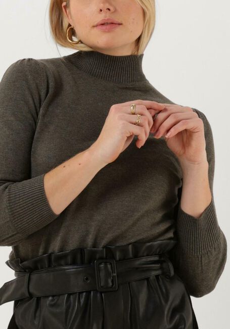 Dunkelgrün MINUS Pullover MERSIN ROLL NECK KNIT - large