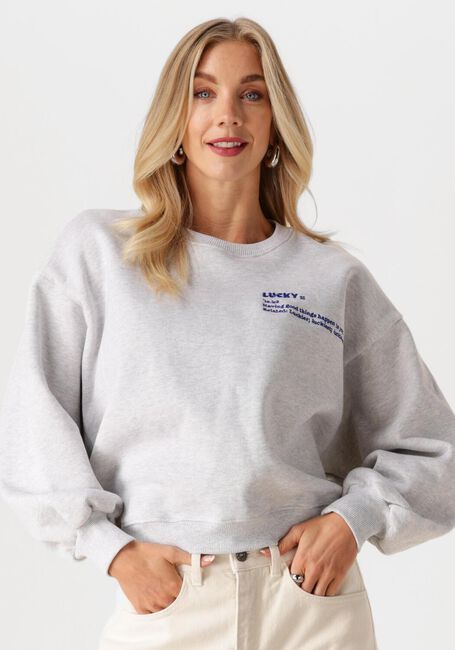 Hellgrau BY-BAR Sweatshirt BIBI HEAVY SWEATER - large