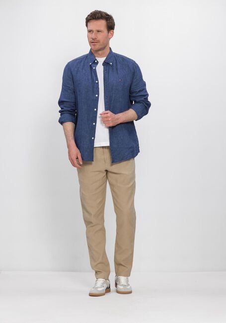 Beige TOMMY HILFIGER Chino HARLEM PO SORONA LINEN - large