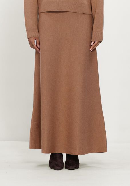 Camelfarbene TWIST & TANGO Maxirock FELINA KNITTED SKIRT - large