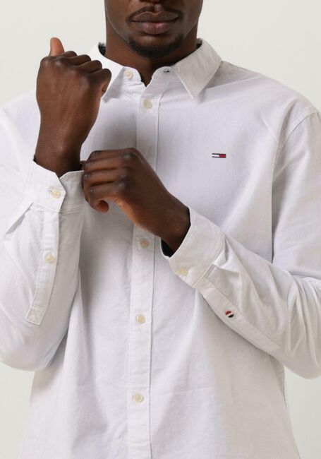 Weiße TOMMY JEANS Casual-Oberhemd TJM CLASSIC OXFORD SHIRT - large