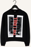 Schwarze ALIX THE LABEL Sweatshirt LADIES KNITTED ALIX PATCH SWEATER Schwarze ALIX THE LABEL Sweatshirt LADIES KNITTED ALIX PATCH SWEATER - medium
