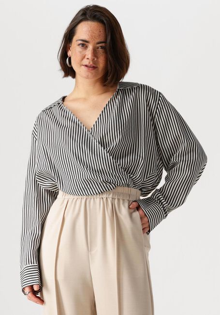 Schwarze ANOTHER LABEL Blusen ELSIE TOP L/S - large