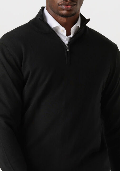 Schwarze PROFUOMO Pullover PULLOVER HALF ZIP - large