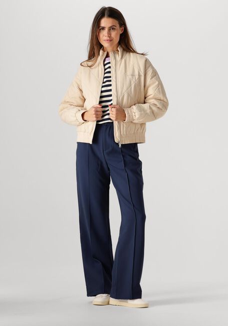 Weiße COLOURFUL REBEL Pullover STRIPE CONTRAST DROPPED SHOULDER SWEAT - large